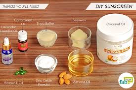 how to make your own sunscreen at home