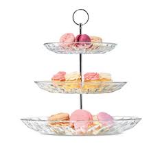 3 Tier Glass Cake Cupcake Stand Rhiality