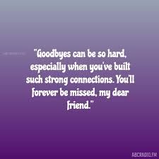 sad best friend leaving es