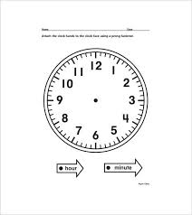 Clock Hands Template Magdalene Project Org