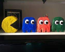 paper mache pacman set how to mold a