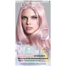 Loreal Paris Feria Pastels Hair Color P2 Rosy Blush Smokey Pink 1 Kit