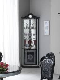italian corner display cabinet