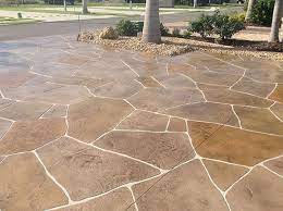 Stamped Concrete Prolawn Landscaping