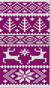 Tricksy Knitter Charts Fair Isle Reindeer Pattern 6380