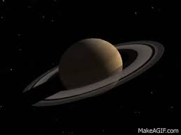 Share the best gifs now >>> Saturn Rotation On Make A Gif
