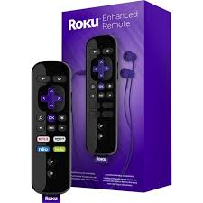 I dislike using my phone for private listening. Roku Enhanced Remote With Voice Search Black Rc54r Best Buy