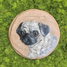 Buy Pug Dog Pet Memorial Garden Stone