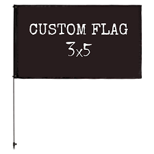 Custom Flag Design 3'x5' Grommet | UTV RZR Sand Dune Jeep | Gorilla Whips 100-499 Flags / Much Design Help or Scratch / Silver Grommets