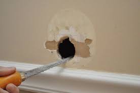 This is a great way to repair a hole in sheetrock. How To Patch A Hole In Your Drywall The Art Of Manliness