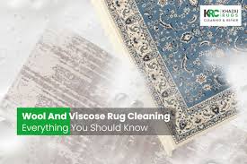 viscose and wool rug cleaning