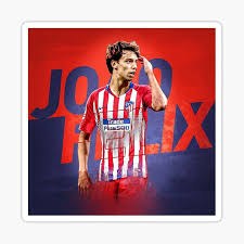 Atlético madrid laliga league level: Joao Felix Stickers Redbubble