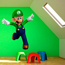 Kids Wall Sticker Luigi Luigi Running