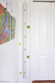 Easy Diy Ruler Growth Chart Things To Make The Kids