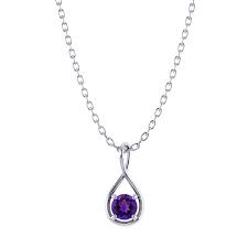 february birthstone necklace jewelry