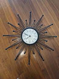 Sterling And Noble Starburst Star Clock