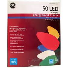 Ge Energy Smart 50 Multicolor Led C 9 Holiday Christmas