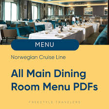 norwegian cruise line main dining room