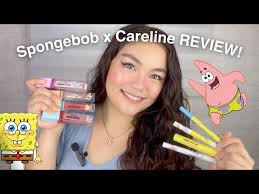 spongebob x careline makeup review