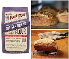 Pour liquid ingredients into dry ingredients. What Is It Wednesday Artisan Bread Flour Bob S Red Mill Blog Artisan Bread Bread Food