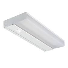 Nicor 12 In White Fluorescent Slim Line Under Cabinet Light Fixture 10364eb The Home Depot