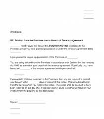 eviction notice sle template