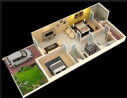 1000 square feet modern home plan