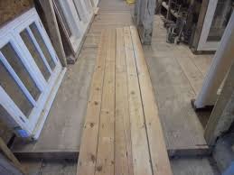reclaimed t g pine floorboards