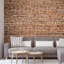 Red Brick Wall Decal Removable