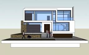 Sketchup File Of The House Design With