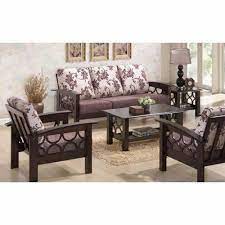 fancy wooden sofa set at rs 35000 set