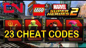 You input them in the enter code section of . Lego Marvel Super Heroes 2 Cheat Codes Character Unlock Code