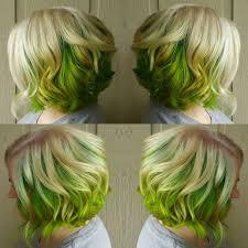 A wide variety of green blonde hair options are available to you, such as hair weaving. Blonde And Lime Green Hair Green Hair Short Green Hair Green Hair Colors