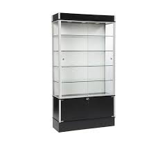 Glass Display 78 H With Storage 1029