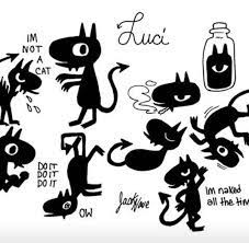 With luci, we color your world beautiful. Luci The Demon Disenchantment Disenchantment Luci Lucidisenchantment Disenchantmentluci Personaldemon Demon Net Tattoo Sketches Art Tattoo Mini Tattoos