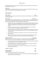    Student Resume Samples No Experience toubiafrance com