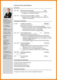 Resume Templates Easy Sample Pdf Format For Mechanical Engineering