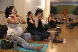 at prenatal yoga