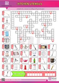 unit 32 kitchen utensils crossword