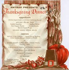 a thanksgiving feast amtrak history