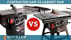 table saw comparison contractor saw