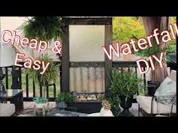 Outdoor Water Wall Diy Using An Old