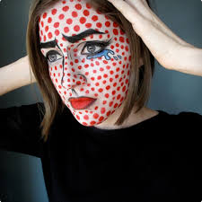 roy lichtenstein make up tutorial