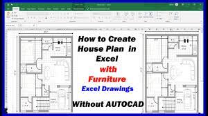 how to create house plan in excel with