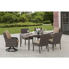 Hampton Bay Windsor 7 Piece Brown