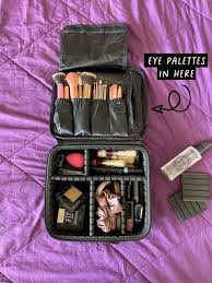pack your makeup for plane travel