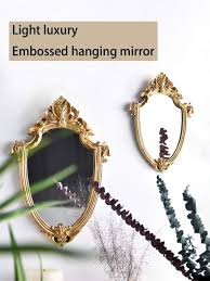 distressed embossed mirror