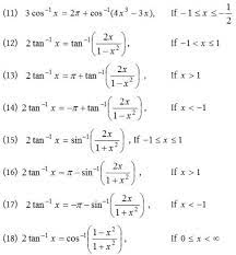 Inverse Trigonometric Functions 14