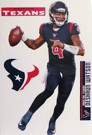 Deshaun watson houston texans high quality poster print premium quality print that will make the perfect gift for your hard to shop for sports lover! Amazon Com Deshaun Watson Fathead Texans Logo Set Official Nfl Vinyl Wall Graphics 17 Inch Arts Crafts Sewing