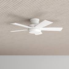 Instead of detracting from your existing lighting plan, a hunter ceiling fan without lights is designed to complement your cozy atmosphere while still making a sophisticated statement. 44 Jaron 5 Blade Outdoor Led Standard Ceiling Fan With Remote Control And Light Kit Included Rev Ceiling Fans Without Lights Modern Ceiling Fan Ceiling Fan